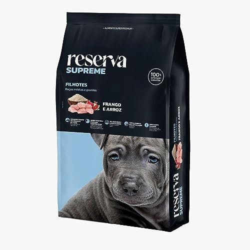 Ração Reserva Supreme para Cães Filhotes Raças Médias e Grandes Sabor