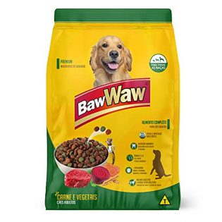 Ração Baw Waw para cães sabor carne e vegetais, 15kg