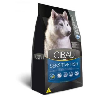 Ração Farmina Cibau Sensitive Fish para Cães Adultos de Raças Médias e Grandes