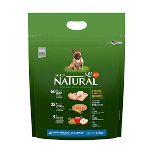 Ração Guabi Natural Cães Adultos Raças Pequenas Frango e Arroz 2,5 Kg