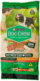 Ração Seca Nestlé Purina Dog Chow Extra Life para Cães Adultos Raças Minis e Pequenas