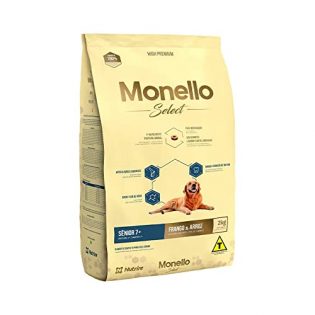 Ração Seca Nutrire Monello Select Frango & Arroz para Cães Sênior 7+