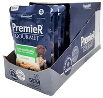 Premier Gourmet Para Cães Filhotes Sabor Frango 85g- Caixa com 20 unidades  85 g