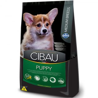 Ração Cibau Puppy para Cães Filhotes de Raças Médias Frango Cereais 15 kg