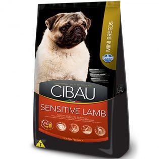 Ração Cibau Sensitive Lamb para Cães Adultos de Raças Pequenas Carne 1 kg