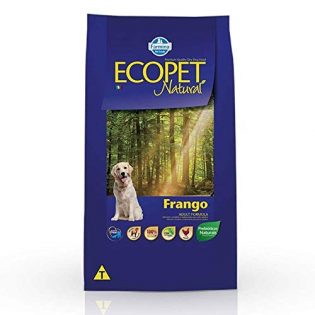Ração Farmina Ecopet Natural Frango para Cães Adultos de Raças Médias e Grandes Frango 15 kg