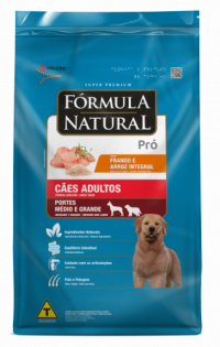 Ração Fórmula Natural PRO para Cães Adultos de Raças Médias e Grandes Frango Cereais 15 kg