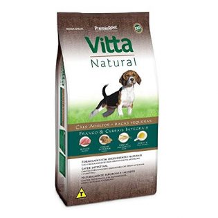 Ração para Cães Adultos Vitta Natural Raças Pequenas Frango 3Kg  3 kg