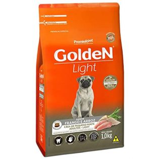 Ração Premier Golden Formula Cães Adultos Light Mini Bits Frango e Arroz Frango Cereais 10 kg
