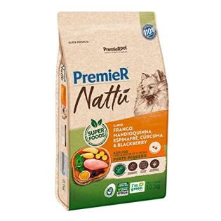 Ração Premier Nattu Cães Adultos Pequeno Porte Mandioquinha – 10