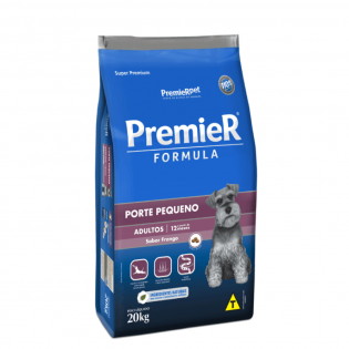 Ração Premier Pet Formula Cães Adultos Raças Pequenas Frango Cereais 20 kg