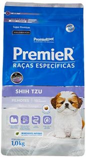 Ração Premier Pet Raças Específicas Shih Tzu Filhote Frango Cereais 1 kg