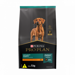 Ração Pro Plan para Cães Filhotes de Raças Grandes Frango Cereais 15 kg