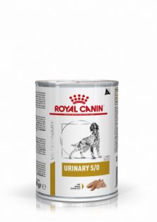 Ração Royal Canin Lata Canine Veterinary Diet Urinary S/O Frango Cereais 410 g