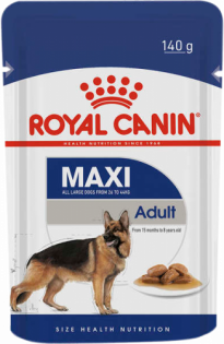 Ração Royal Canin Sachê Size Health Nutrition Adult Wet para Cães Adultos Raças Grandes Carne 140 g