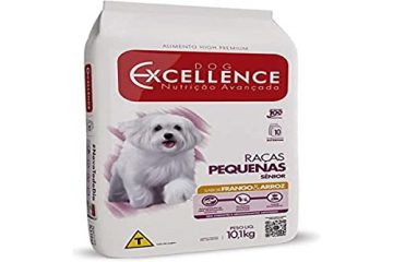 Ração Seca Dog Excellence Frango e Arroz para Cães Idosos Raças Pequenas Frango Cereais 10