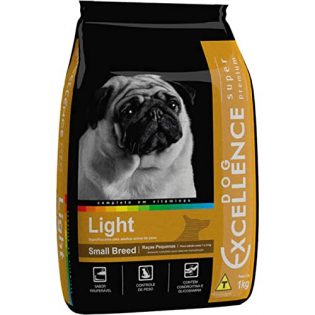 Ração Seca Dog Excellence Super Premium Light para Cães Adultos Raças Pequenas Frango Cereais 1 kg