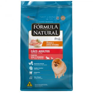 Ração Seca Fórmula Natural Pró Super Premium Sabor Frango e Arroz Integral para Cães Adultos Raças Minis e Pequenas Frango Cereais 20 kg