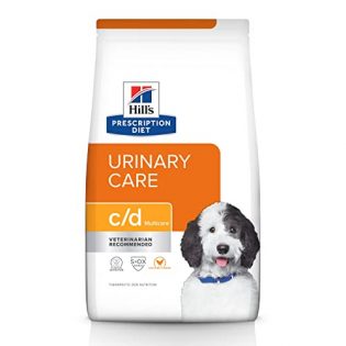 Ração Seca Hill's Prescription Diet c/d Multicare Cuidado Urinário para Cães Adultos Frango Cereais 8