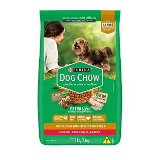 Ração Seca Nestlé Purina Dog Chow Extra Life Cães Adultos Carne