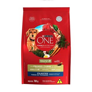 Ração Seca Nestlé Purina One Frango e Carne para Cães Filhotes Frango Cereais 700 g