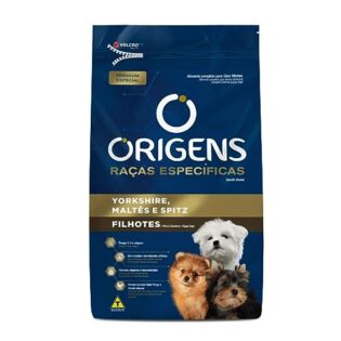 Ração Seca Origens Premium Especial Raças Específicas para Cães Filhotes das Raças Yorkshire