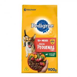 Ração Seca Pedigree Carne e Vegetais para Cães Adultos Raças Pequenas e Minis Carne Vegetais 900 g