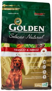 Ração Seca PremieR Pet Golden Seleção Natural para Cães Filhotes Frango Cereais 3 kg