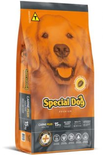 Ração Special Dog Premium Carne Plus para Cães Adultos Carne 15 kg