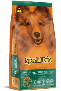 Ração Special Dog Premium Vegetais para Cães Adultos Peixe Vegetais 10