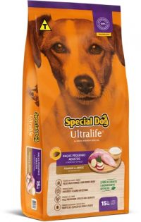 Ração Special Dog Ultralife Frango e Arroz para Cães Adultos Raças Pequenas Frango Cereais 15 kg