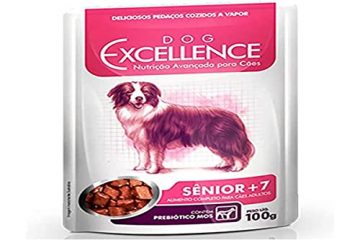 Ração Úmida Dog Excellence Sachê para Cães Adultos Sênior +7 Carne 100 g