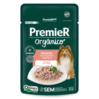 Ração Úmida PremieR Orgânico Frango para Cães Adultos de Porte Pequeno Frango 85 g