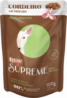 Ração Úmida Quatree Supreme Cordeiro para Cães Adultos Carne 100 g