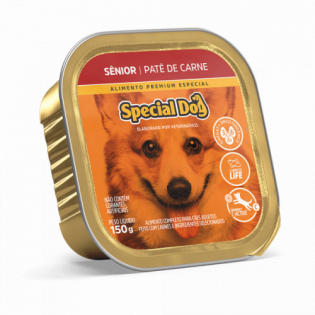 Ração Úmida Special Dog Patê Carne para Cães Sênior Carne Vegetais 150 g