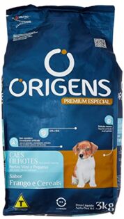 Ração Seca Origens Premium Especial Frango e Cereais Cães Filhotes Frango 3 kg