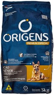 Ração Seca Origens Premium Especial Frango e Cereais Integrais para Cão Sênior Frango 3 kg