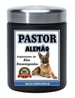 Pastor Alemão Dog Suplementos Cães 2 Potes 1kg  1 kg