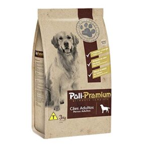 Ração Poli-Premium para Cães Adultos Frango Cereais 3 kg