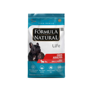 Ração Fórmula Natural Life Super Premium para Cães Adultos Raças Mini e Pequena Frango 22 kg
