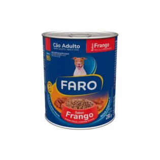 Ração Úmida Faro Frango para Cães Adultos Frango Vegetais 280 g
