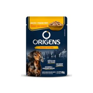 Ração Úmida Origens Frango com Cenoura para Cães Adultos Porte Pequeno Frango Vegetais 85 g