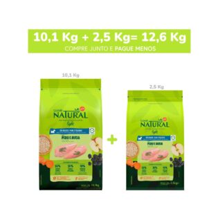 Ração Guabi Natural Light Peru e Aveia Cães Adultos Raças Mini e Pequeno Peru Cereais 12