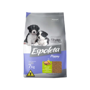 Ração Seca Espoleta Leite para Cães Filhotes Frango Leite 7 kg