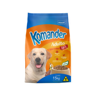 Ração Seca Komander Carne para Cães Adultos Carne 15 kg