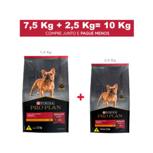 Ração Seca Nestlé Purina Pro Plan Frango para Cães Adultos Raças Pequenas Frango Cereais 10 kg