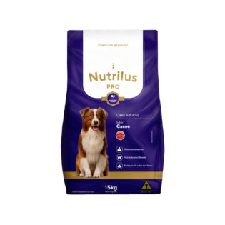 Ração Seca Nutrilus Pro Carne para Cães Adultos Carne 15 kg