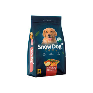 Ração Seca Snow Dog Frango com Chips de Batata Doce para Cães Adultos Frango Vegetais 20 kg
