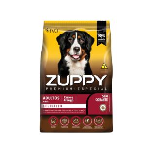Ração Seca Zuppy Carne e Frango para Cães Adultos Frango Vegetais 1 kg