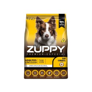 Ração Seca Zuppy Frango e Arroz para Cães Adultos de Porte Médio e Grande Frango Cereais 15 kg